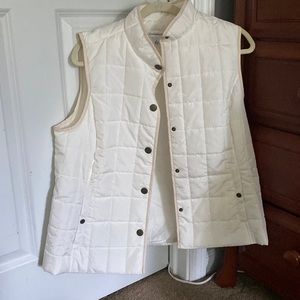 white/cream croft+barrow vest.